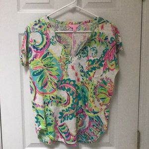Lilly Pulitzer Linen Top